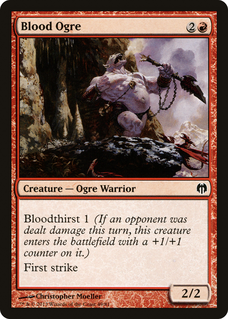 {C} Blood Ogre [Duel Decks: Heroes vs. Monsters][DDL 049]