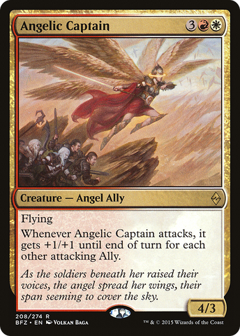 {R} Angelic Captain [Battle for Zendikar][BFZ 208]