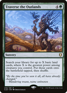 {R} Traverse the Outlands [Commander Legends: Battle for Baldur's Gate][CLB 258]