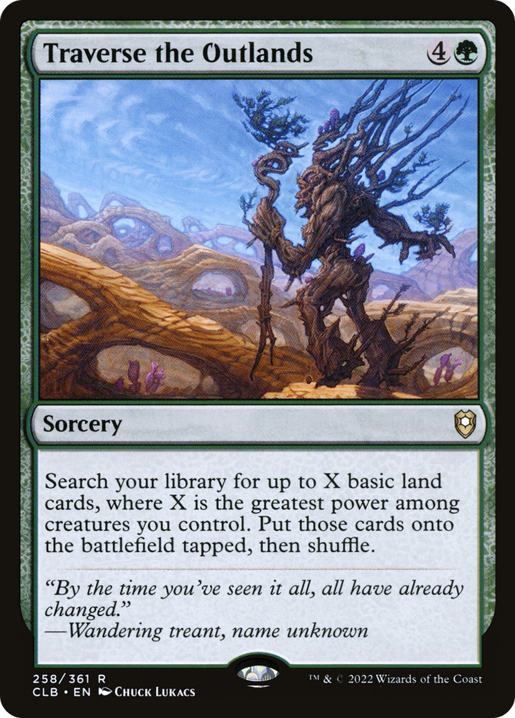 {R} Traverse the Outlands [Commander Legends: Battle for Baldur's Gate][CLB 258]