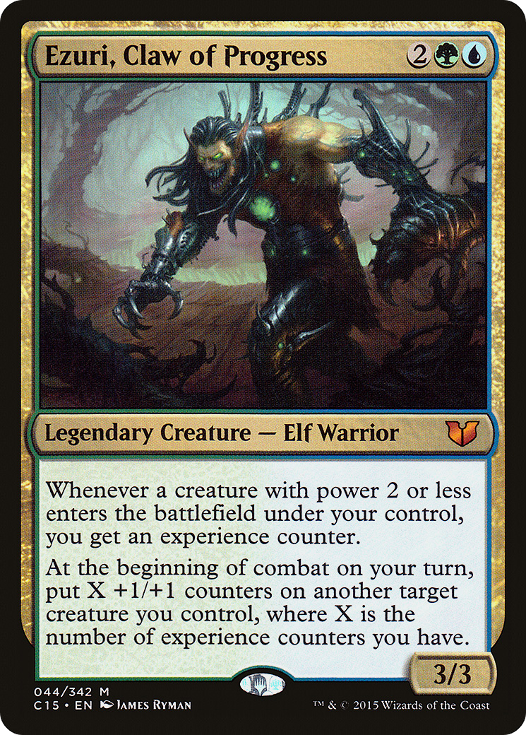 {R} Ezuri, Claw of Progress [Commander 2015][C15 044]