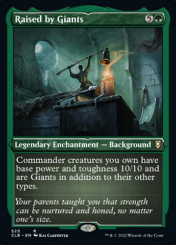 {R} Raised by Giants (Foil Etched) [Commander Legends: Battle for Baldur's Gate][CLB 520]