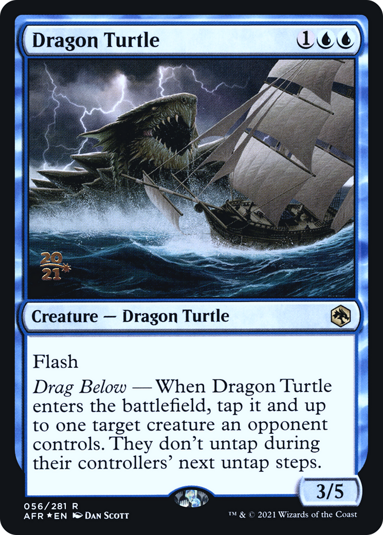 {R} Dragon Turtle [Dungeons & Dragons: Adventures in the Forgotten Realms Prerelease Promos][PR AFR 056]