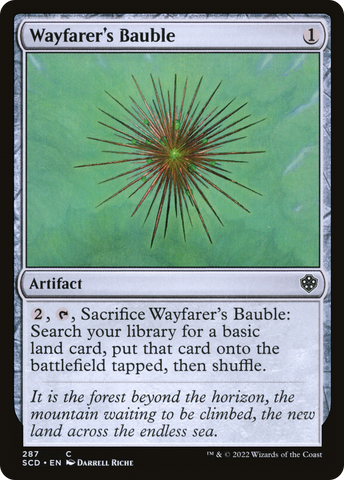 {C} Wayfarer's Bauble [Starter Commander Decks][SCD 287]