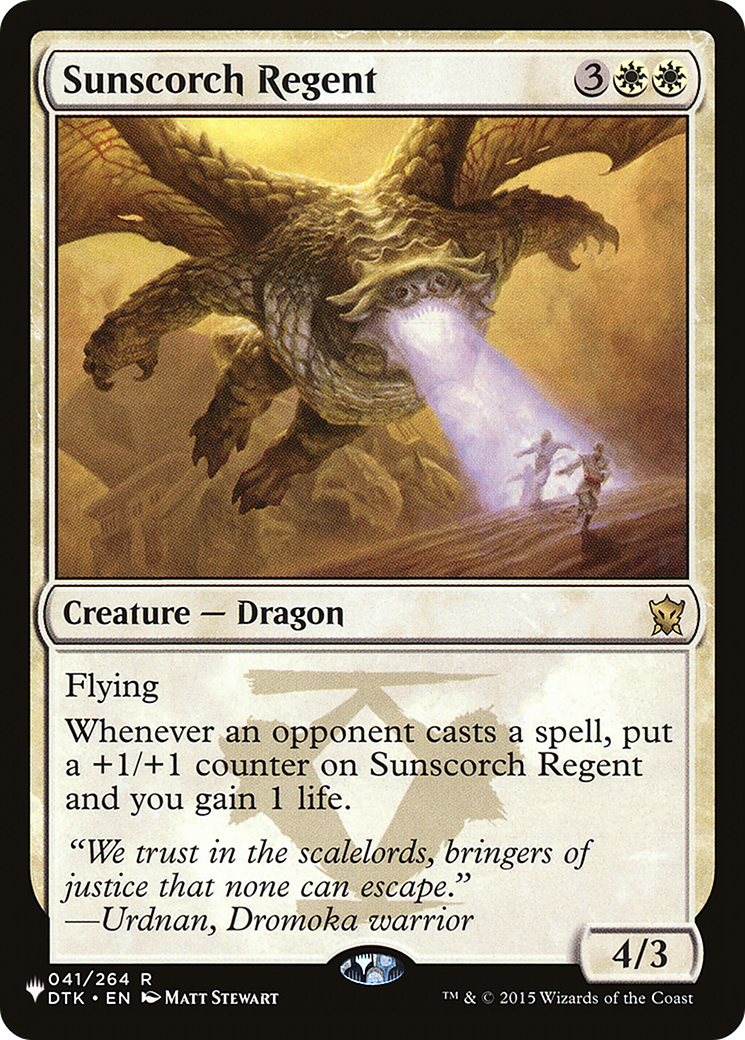 {@@LIST} Sunscorch Regent [LIST 041/264]