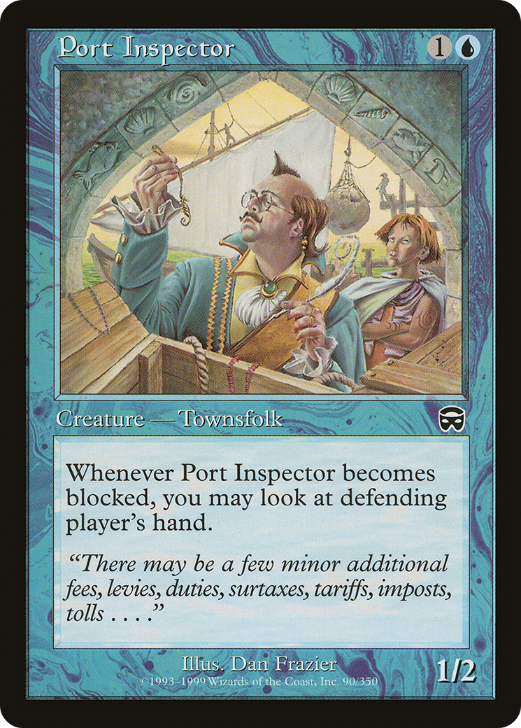 {C} Port Inspector [Mercadian Masques][MMQ 090]