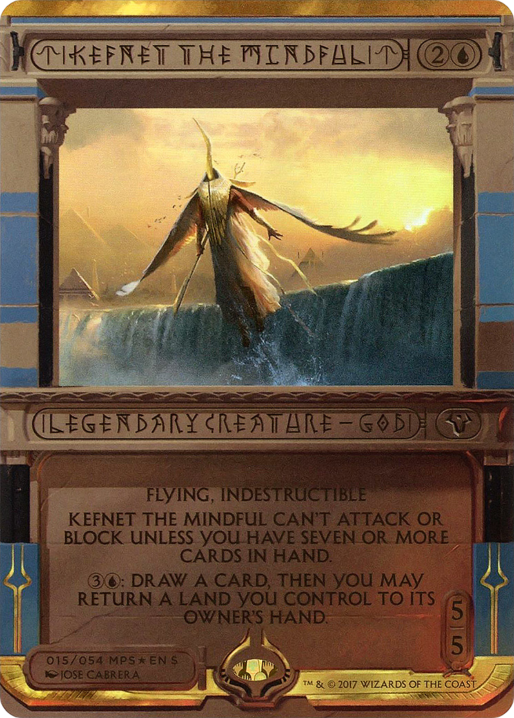 {R} Kefnet the Mindful (Invocation) [Amonkhet Invocations][MP2 015]