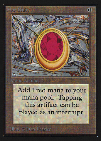 {R} Mox Ruby [International Collectorsâ Edition][GB CEI 265]