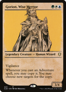 {R} Gorion, Wise Mentor (Showcase) [Commander Legends: Battle for Baldur's Gate][CLB 423]