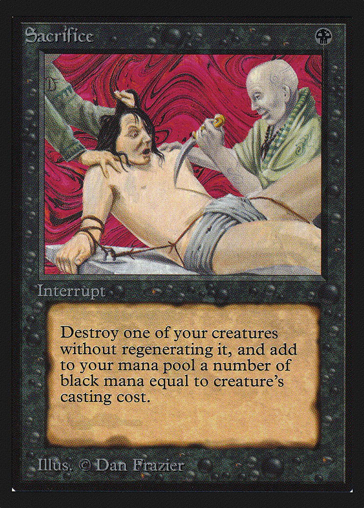 {C} Sacrifice [CollectorsÃ¢Â€Â™ Edition][GB CED 125] - Misty Mountain Games