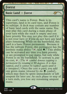{B}[SLD 258] Forest [Secret Lair Drop Series]