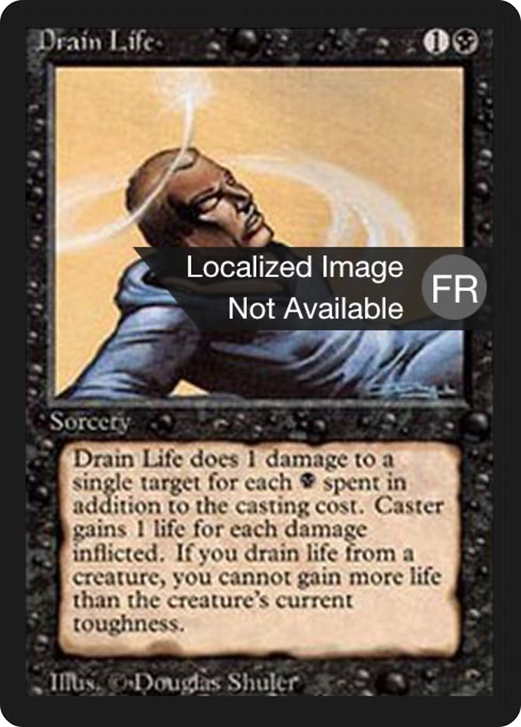 {F} Drain Life [Foreign Black Border][FBB 3ED 106]