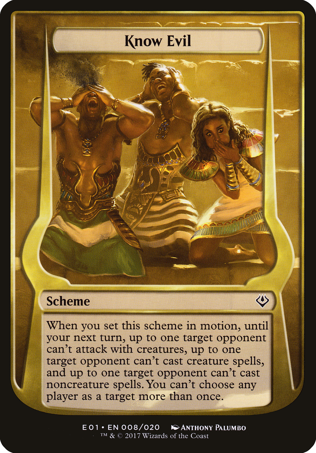 {O} Know Evil (Schemes) [Archenemy: Nicol Bolas Schemes][OVR E01 008]