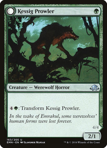 {C} Kessig Prowler // Sinuous Predator [Eldritch Moon][EMN 163]