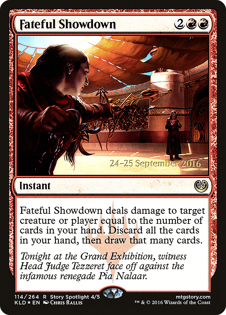 {R} Fateful Showdown [Kaladesh Prerelease Promos][PR KLD 114]