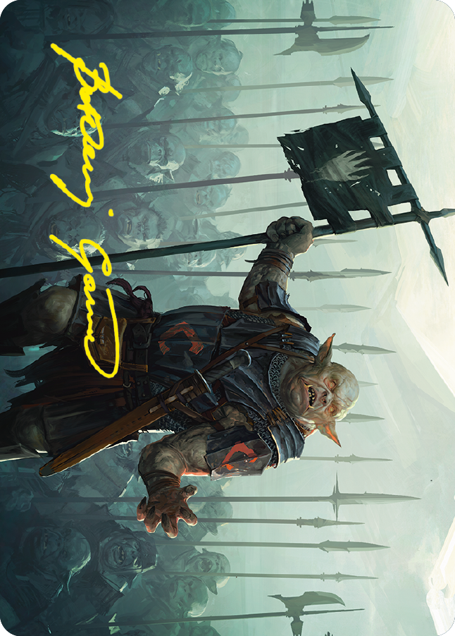 {A} Ugluk of the White Hand Art Card (Gold-Stamped Signature) [The Lord of the Rings: Tales of Middle-earth Art Series][GS ALTR 027]