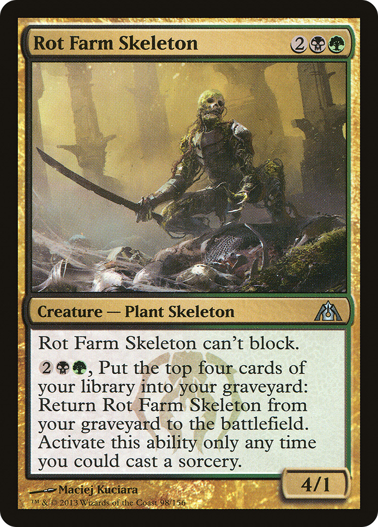 {C} Rot Farm Skeleton [Dragon's Maze][DGM 098]