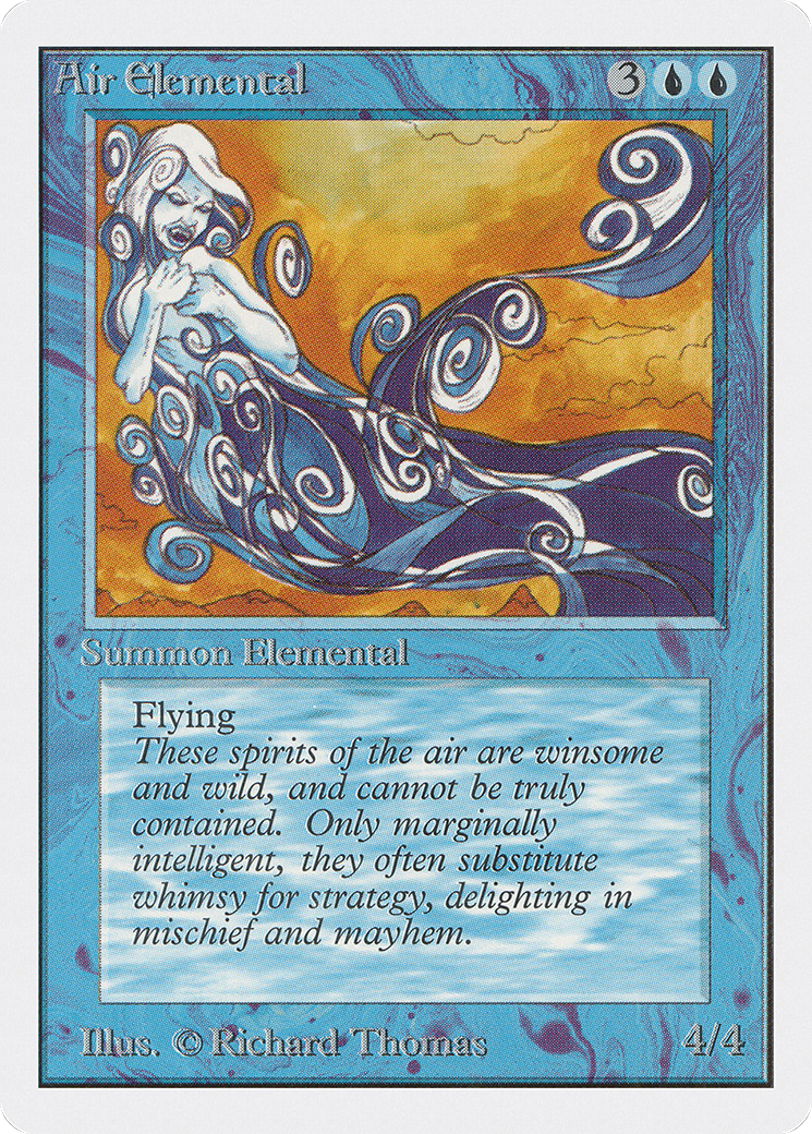 {C} Air Elemental [Unlimited Edition][2ED 047]