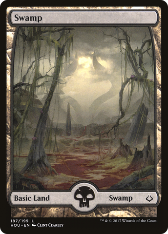{B}[HOU 187] Swamp (187) [Hour of Devastation]