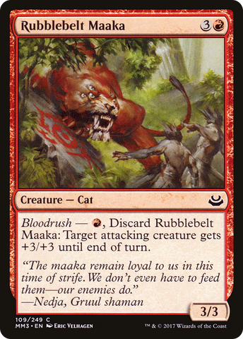 {C} Rubblebelt Maaka [Modern Masters 2017][MM3 109]