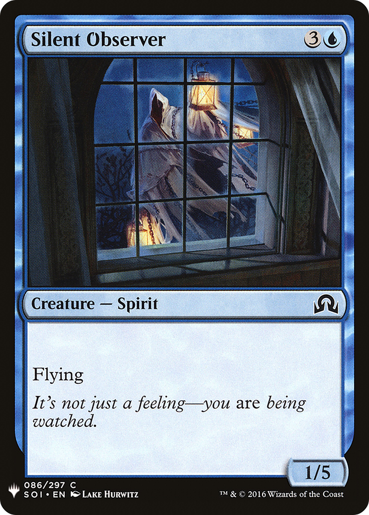 {C} Silent Observer [Mystery Booster][LS SOI 086]