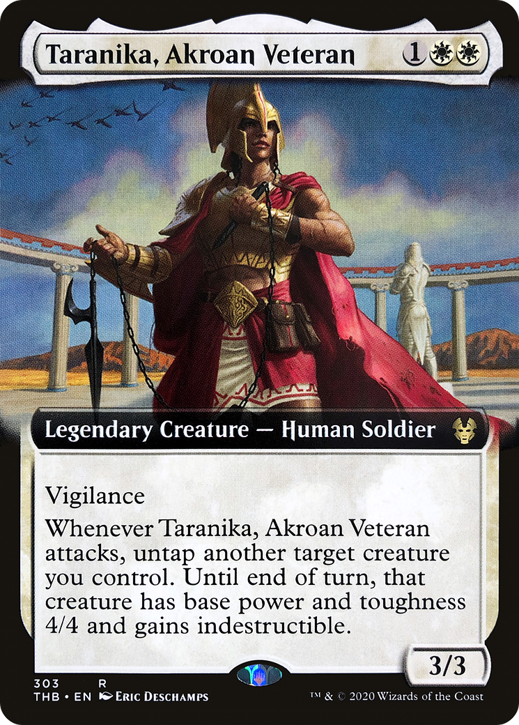 {R} Taranika, Akroan Veteran (Extended Art) [Theros Beyond Death][THB 303]