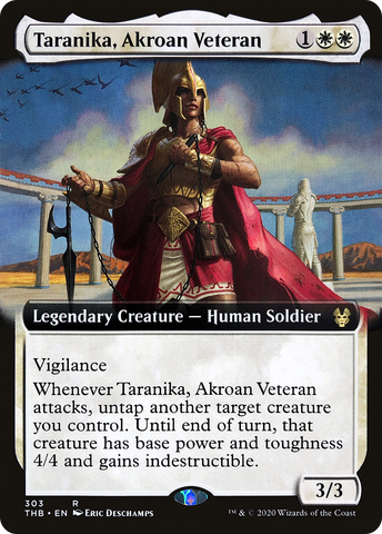 {R} Taranika, Akroan Veteran (Extended Art) [Theros Beyond Death][THB 303]
