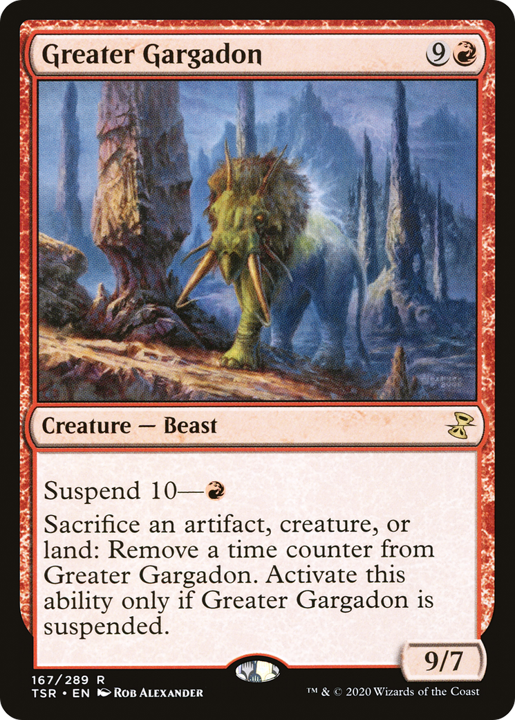 {R} Greater Gargadon [Time Spiral Remastered][TSR 167]