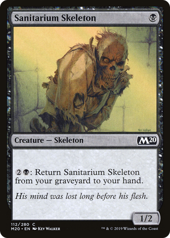 {C} Sanitarium Skeleton [Core Set 2020][M20 112]