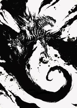 {A} Capricious Hellraiser Art Card [Phyrexia: All Will Be One Art Series][AONE 073]