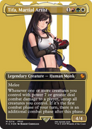 {R} Tifa, Martial Artist (Borderless) (Surge Foil) [FINAL FANTASY Commander][FIC 214]