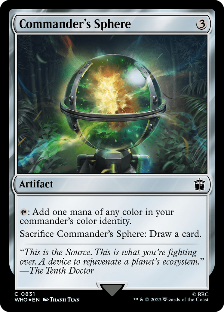 {C} Commander's Sphere (Surge Foil) [Doctor Who][WHO 831]