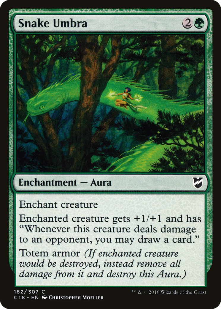 {C} Snake Umbra [Commander 2018][C18 162]