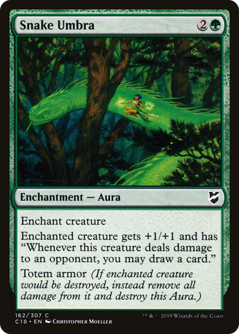 {C} Snake Umbra [Commander 2018][C18 162]