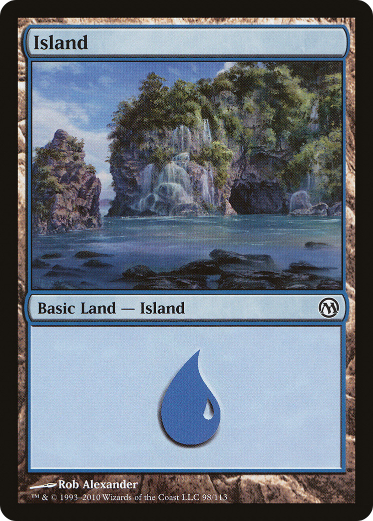 {B}[DPA 098] Island (98) [Duels of the Planeswalkers]