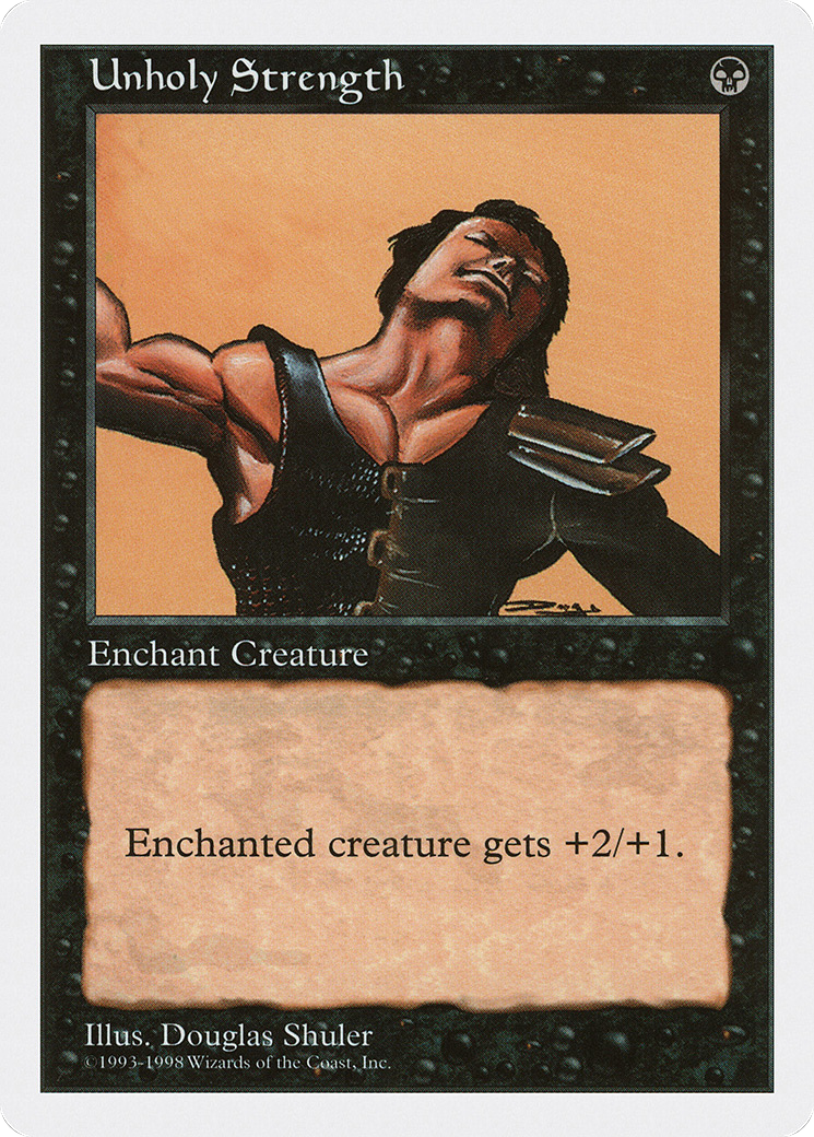 {C} Unholy Strength [Anthologies][ATH 028]