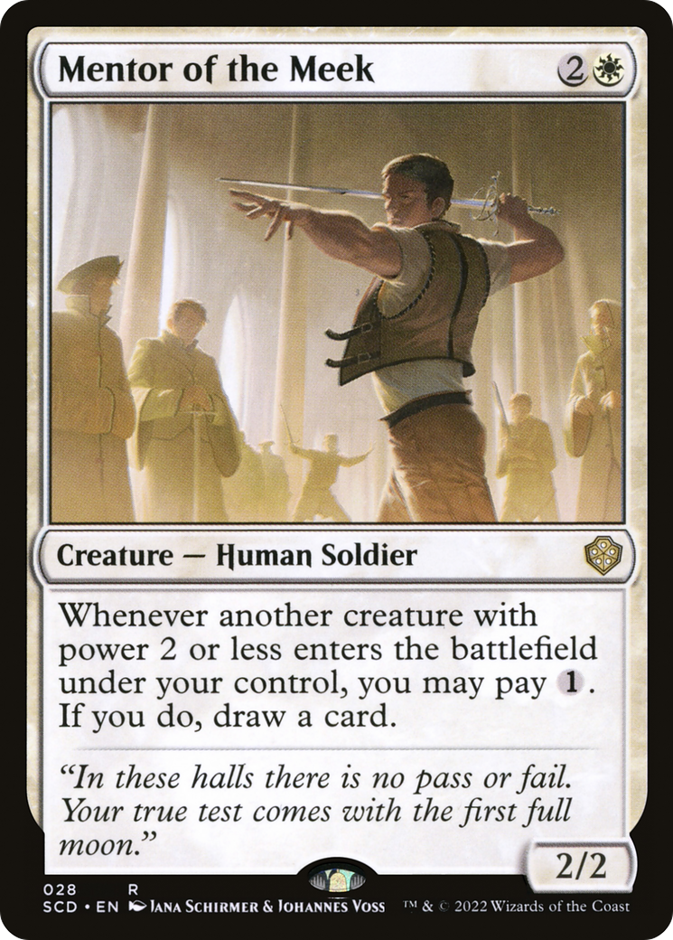{C} Mentor of the Meek [Starter Commander Decks][SCD 028]