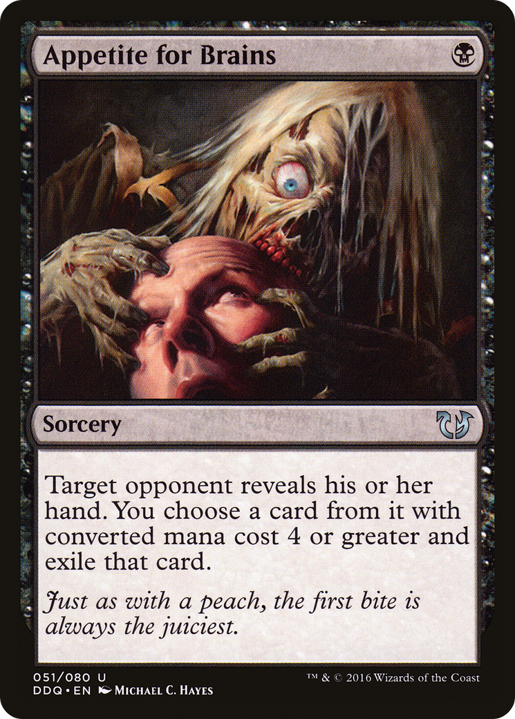 {C} Appetite for Brains [Duel Decks: Blessed vs. Cursed][DDQ 051]