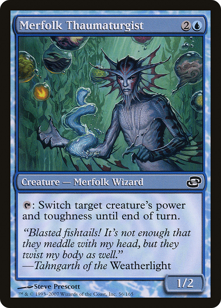 {C} Merfolk Thaumaturgist [Planar Chaos][PLC 056]