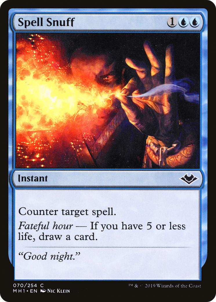 {C} Spell Snuff [Modern Horizons][MH1 070]