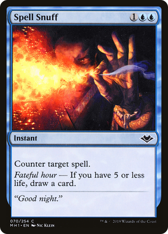 {C} Spell Snuff [Modern Horizons][MH1 070]