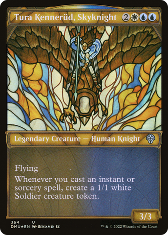{C} Tura Kennerud, Skyknight (Showcase Textured) [Dominaria United][DMU 364]