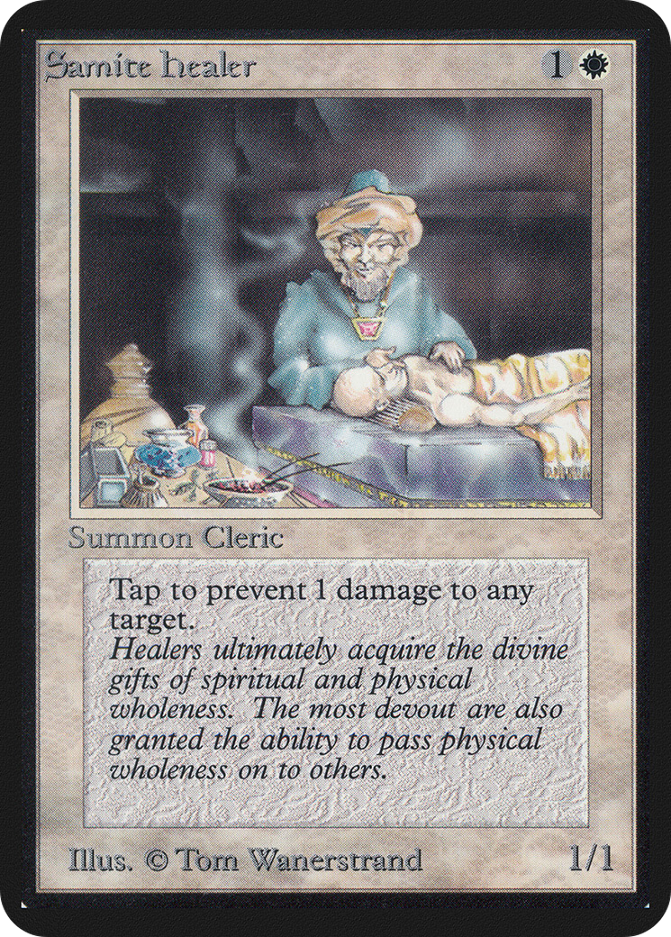 {C} Samite Healer [Alpha Edition][LEA 037]