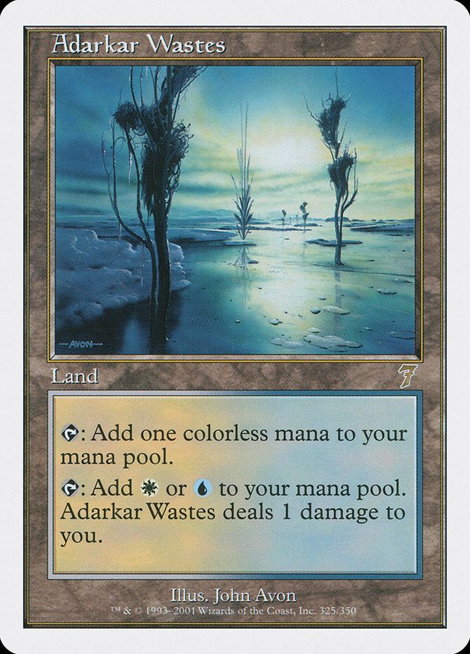 {R} Adarkar Wastes [Seventh Edition][7ED 325]