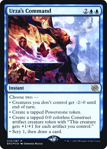{R} Urza's Command [The Brothers' War: Prerelease Promos][PR BRO 070]