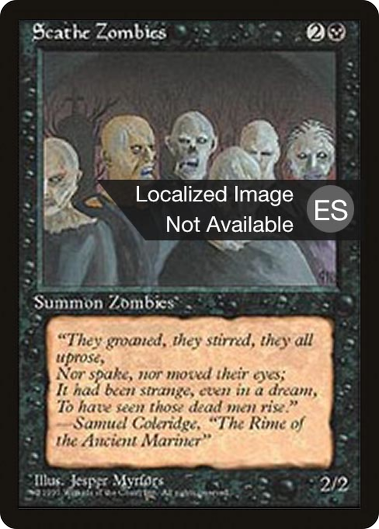 {F} Scathe Zombies [Fourth Edition (Foreign Black Border)][FBB 4ED 158]