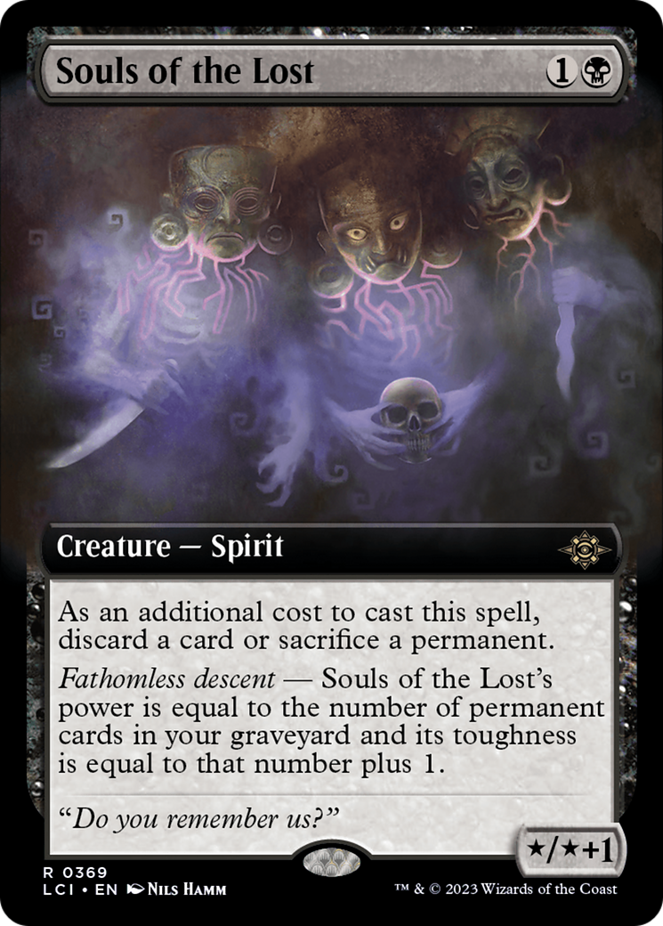 {@R} Souls of the Lost (Extended Art) [The Lost Caverns of Ixalan][LCI 369]