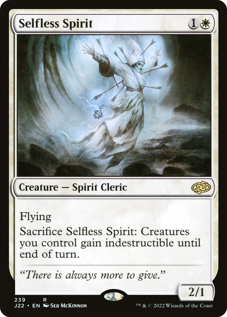 {R} Selfless Spirit [Jumpstart 2022][J22 239]