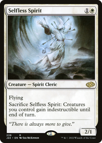 {R} Selfless Spirit [Jumpstart 2022][J22 239]