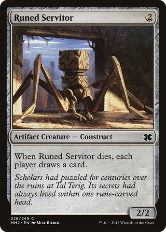 {C} Runed Servitor [Modern Masters 2015][MM2 226]